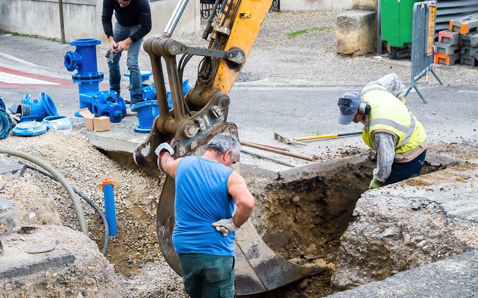 canalisation assainissement Le Blanc-Mesnil